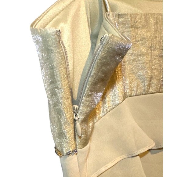 Sleeveless Tiered Cocktail Dress Party Occasion Special Event - Picture 7 of 16